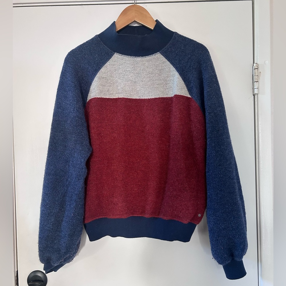 Prana Mock-neck Sweater/Sweatshirt Long Sleeve Top